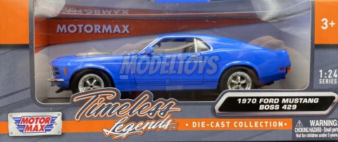 Ford MUSTANG Boss 429 rok 1970 1:24 Motormax 73303 Ford MUSTANG Boss 429 rok 1970 1:24 Motormax 73303