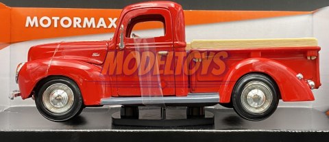 Ford Pickup 1940 model metal 1:24 Motormax 73234 Ford Pickup 1940 model metal 1:24 Motormax 73234
