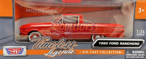 Ford Ranchero Pickup red 1960 1:24 Motormax 79321 Ford Ranchero Pickup red 1960 1:24 Motormax 79321
