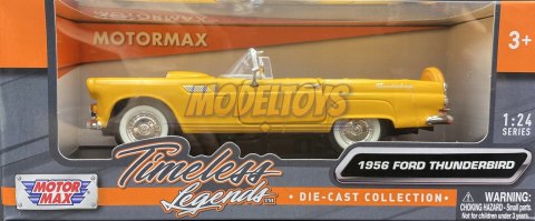 Ford THUNDERBIRD rok 1956 1:24 Motormax 73215 Ford THUNDERBIRD rok 1956 1:24 Motormax 73215