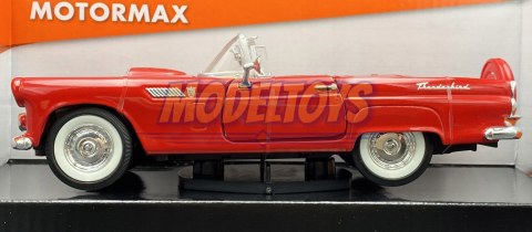 Ford THUNDERBIRD rok 1956 red 1:24 Motormax 73215 Ford THUNDERBIRD rok 1956 red 1:24 Motormax 73215