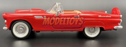 Ford THUNDERBIRD rok 1956 red 1:24 Motormax 73215 Ford THUNDERBIRD rok 1956 red 1:24 Motormax 73215