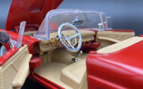 Ford THUNDERBIRD rok 1956 red 1:24 Motormax 73215 Ford THUNDERBIRD rok 1956 red 1:24 Motormax 73215