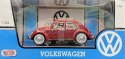 VW Classic Beetle Roof Luggage 1:24 Motormax 79559