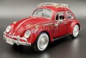 VW Classic Beetle Roof Luggage 1:24 Motormax 79559