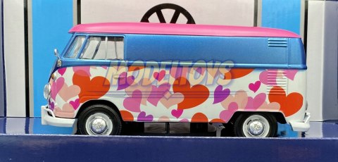 VW Type 2 T1 Delivery Van Love 1:24 Motormax 79581 VW Type 2 T1 Delivery Van Love 1:24 Motormax 79581