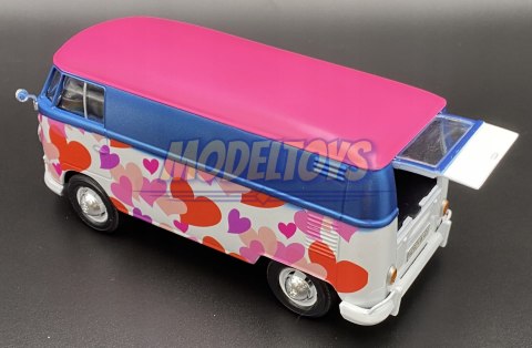 VW Type 2 T1 Delivery Van Love 1:24 Motormax 79581 VW Type 2 T1 Delivery Van Love 1:24 Motormax 79581