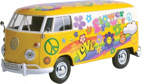 VW Type 2 T1 Flower Power 1:24 Motormax 79575 VW Type 2 T1 Flower Power 1:24 Motormax 79575