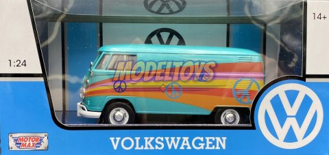 VW Type2 T1 Delivery Van Peace 1:24 Motormax 79583 VW Type2 T1 Delivery Van Peace 1:24 Motormax 79583
