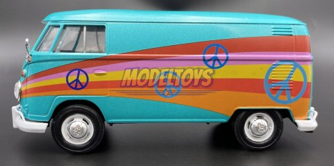 VW Type2 T1 Delivery Van Peace 1:24 Motormax 79583 VW Type2 T1 Delivery Van Peace 1:24 Motormax 79583