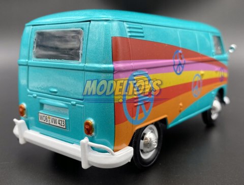 VW Type2 T1 Delivery Van Peace 1:24 Motormax 79583 VW Type2 T1 Delivery Van Peace 1:24 Motormax 79583