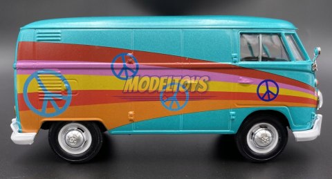VW Type2 T1 Delivery Van Peace 1:24 Motormax 79583 VW Type2 T1 Delivery Van Peace 1:24 Motormax 79583