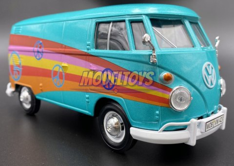 VW Type2 T1 Delivery Van Peace 1:24 Motormax 79583 VW Type2 T1 Delivery Van Peace 1:24 Motormax 79583
