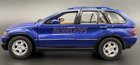 BMW X5 dark blue model 1:24 Motormax 73254 BMW X5 dark blue model 1:24 Motormax 73254