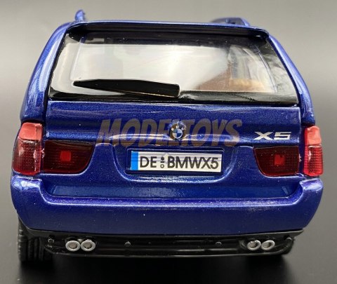 BMW X5 dark blue model 1:24 Motormax 73254 BMW X5 dark blue model 1:24 Motormax 73254