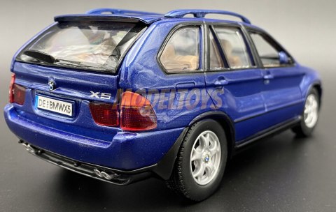 BMW X5 dark blue model 1:24 Motormax 73254 BMW X5 dark blue model 1:24 Motormax 73254