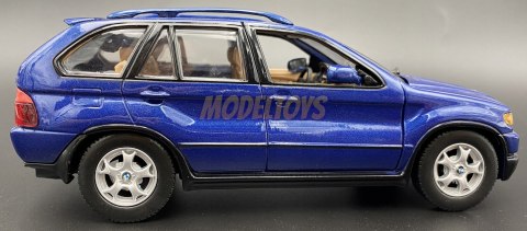 BMW X5 dark blue model 1:24 Motormax 73254 BMW X5 dark blue model 1:24 Motormax 73254
