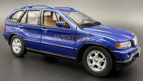 BMW X5 dark blue model 1:24 Motormax 73254 BMW X5 dark blue model 1:24 Motormax 73254