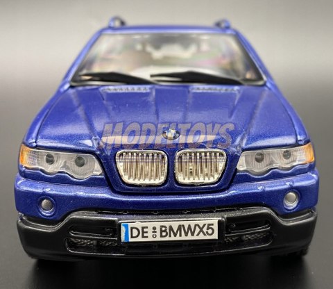 BMW X5 dark blue model 1:24 Motormax 73254 BMW X5 dark blue model 1:24 Motormax 73254