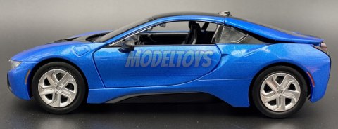 BMW i8 Coupe 2018 blue model 1:24 Motormax 79359 BMW i8 Coupe 2018 blue model 1:24 Motormax 79359