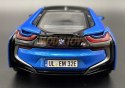 BMW i8 Coupe 2018 blue model 1:24 Motormax 79359