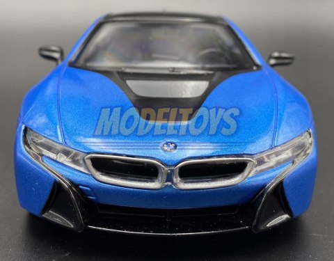 BMW i8 Coupe 2018 blue model 1:24 Motormax 79359 BMW i8 Coupe 2018 blue model 1:24 Motormax 79359