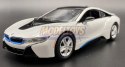 BMW i8 Coupe 2018 white model 1:24 Motormax 79359