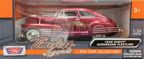 Chevrolet Aerosedan Fleetline 1:24 Motormax 73266 Chevrolet Aerosedan Fleetline 1:24 Motormax 73266