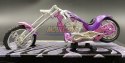 Chopper Iron CUSTOM purple 1:18 Motormax