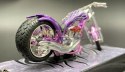 Chopper Iron CUSTOM purple 1:18 Motormax