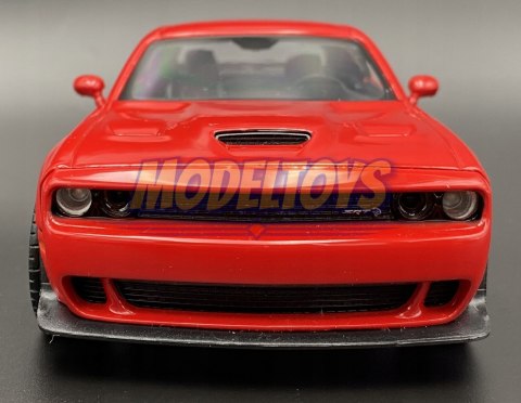 DODGE Challenger SRT Hellcat 1:24 Motormax 79350 DODGE Challenger SRT Hellcat 1:24 Motormax 79350