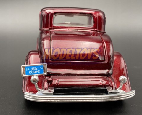 Ford Coupe 1932 model metalowy 1:24 Motormax 73251 Ford Coupe 1932 model metalowy 1:24 Motormax 73251