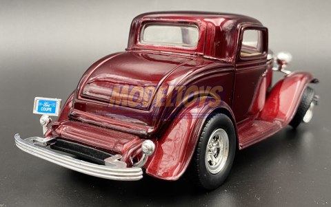 Ford Coupe 1932 model metalowy 1:24 Motormax 73251 Ford Coupe 1932 model metalowy 1:24 Motormax 73251