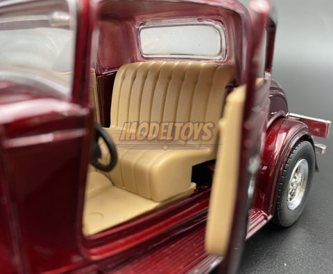 Ford Coupe 1932 model metalowy 1:24 Motormax 73251 Ford Coupe 1932 model metalowy 1:24 Motormax 73251