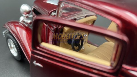 Ford Coupe 1932 model metalowy 1:24 Motormax 73251 Ford Coupe 1932 model metalowy 1:24 Motormax 73251