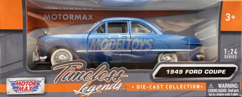 Ford Coupe 1949 model metalowy 1:24 Motormax 73213 Ford Coupe 1949 model metalowy 1:24 Motormax 73213
