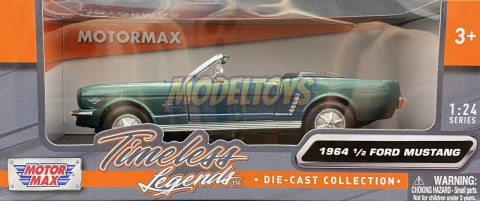 Ford MUSTANG 1/2 1964 cabrio 1:24 Motormax 73212 Ford MUSTANG 1/2 1964 cabrio 1:24 Motormax 73212