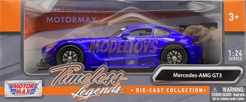 Mercedes Benz AMG GT3 blue 1:24 Motormax 73386 Mercedes Benz AMG GT3 blue 1:24 Motormax 73386