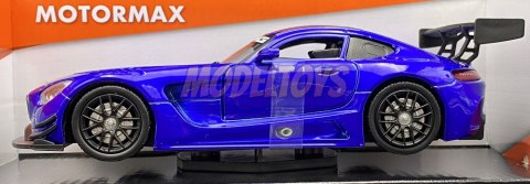 Mercedes Benz AMG GT3 blue 1:24 Motormax 73386 Mercedes Benz AMG GT3 blue 1:24 Motormax 73386