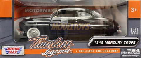 Mercury Coupe 1949 model 1:24 Motormax black Mercury Coupe 1949 model 1:24 Motormax black