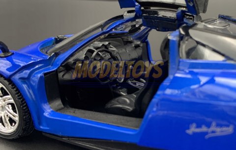 PAGANI Huayra blue 1:24 Motormax 79312 PAGANI Huayra blue 1:24 Motormax 79312