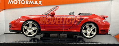 Porsche 911 Turbo Cabriolet 1:24 Motormax 73348 Porsche 911 Turbo Cabriolet 1:24 Motormax 73348