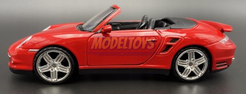 Porsche 911 Turbo Cabriolet 1:24 Motormax 73348 Porsche 911 Turbo Cabriolet 1:24 Motormax 73348
