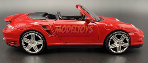 Porsche 911 Turbo Cabriolet 1:24 Motormax 73348 Porsche 911 Turbo Cabriolet 1:24 Motormax 73348