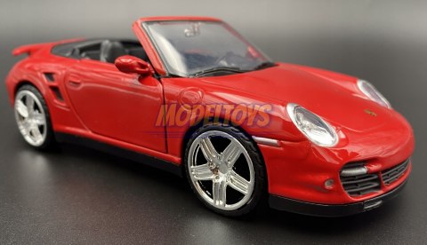 Porsche 911 Turbo Cabriolet 1:24 Motormax 73348 Porsche 911 Turbo Cabriolet 1:24 Motormax 73348
