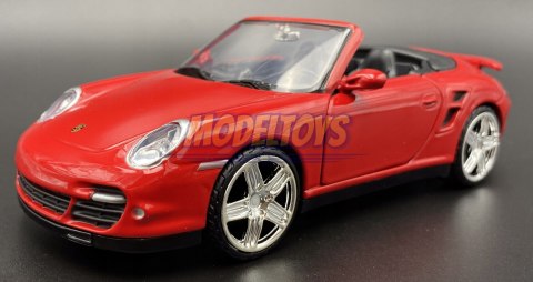 Porsche 911 Turbo Cabriolet 1:24 Motormax 73348 Porsche 911 Turbo Cabriolet 1:24 Motormax 73348
