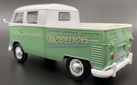 VW Type 2 T1 Double Cab Pickup 1:24 Motormax 79343 VW Type 2 T1 Double Cab Pickup 1:24 Motormax 79343