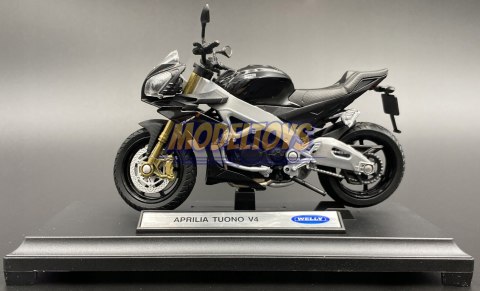APRILIA Tuono V4 motocykl model 1:18 Welly APRILIA Tuono V4 motocykl model 1:18 Welly