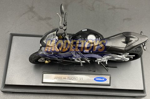 APRILIA Tuono V4 motocykl model 1:18 Welly APRILIA Tuono V4 motocykl model 1:18 Welly