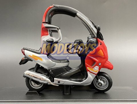 BMW C1 skuter z dachem motocykl model 1:18 Welly BMW C1 skuter z dachem motocykl model 1:18 Welly